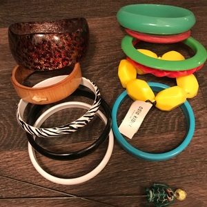 Retro Pinup Bangle Bracelet Lot/Vintage Hatpins